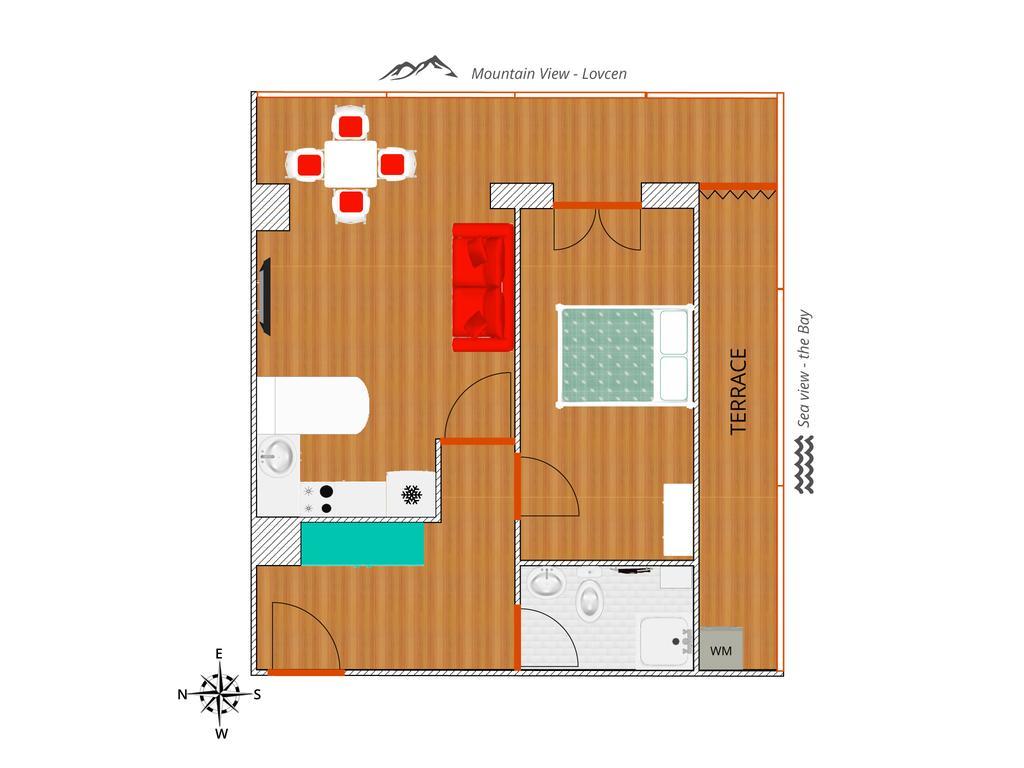 Apartment DV Magnolia Tivat Extérieur photo